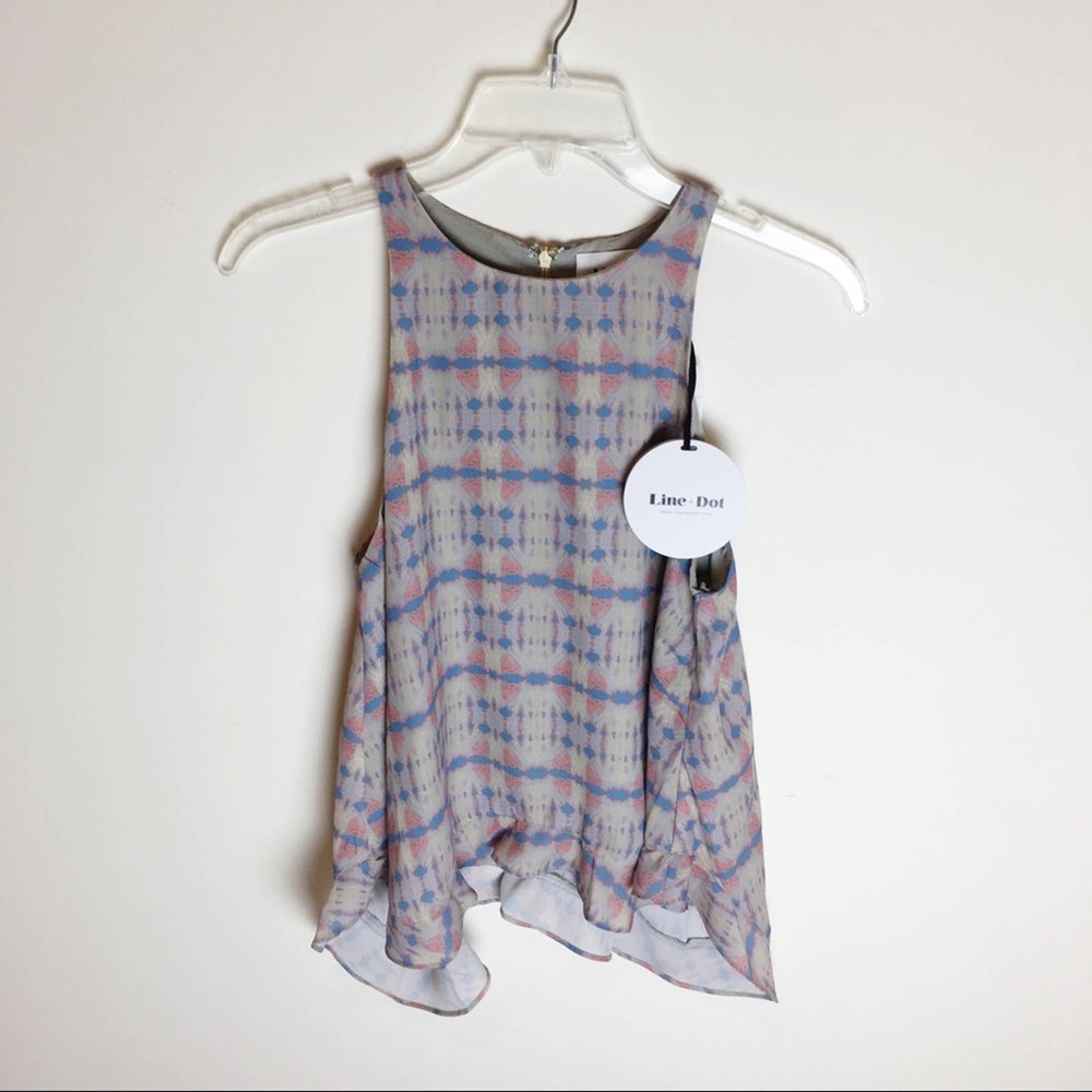 NWT LINE & DOT Sleeveless Flowy Top